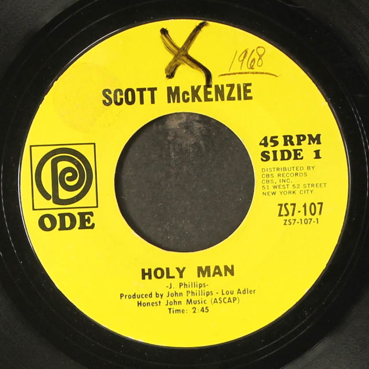 holy man / what's the difference by SCOTT MCKENZIE