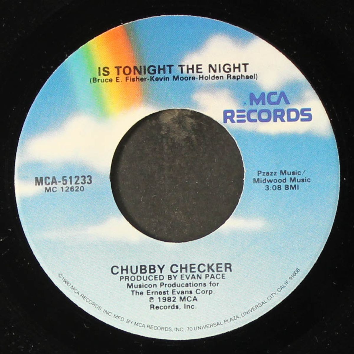 running / is tonight the night by CHUBBY CHECKER