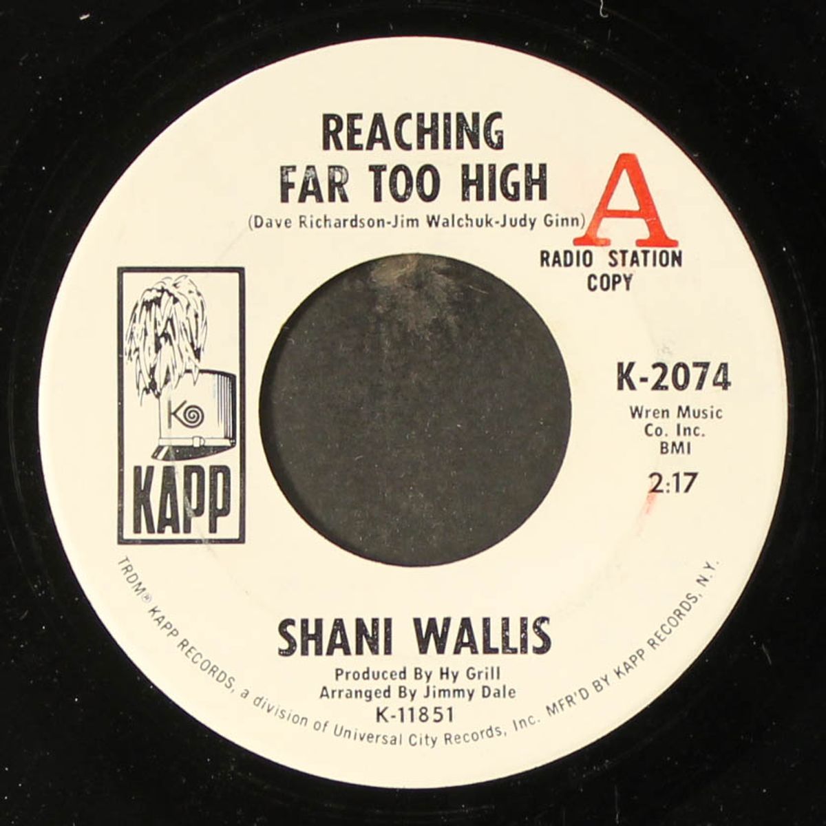 reaching far too high by SHANI WALLIS