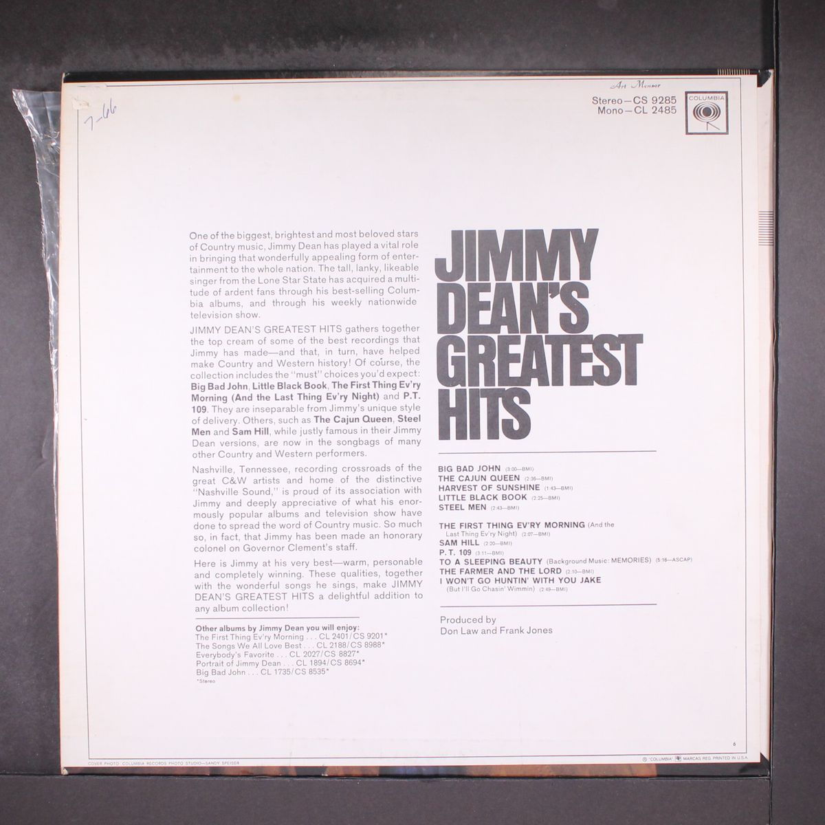 greatest hits by JIMMY DEAN