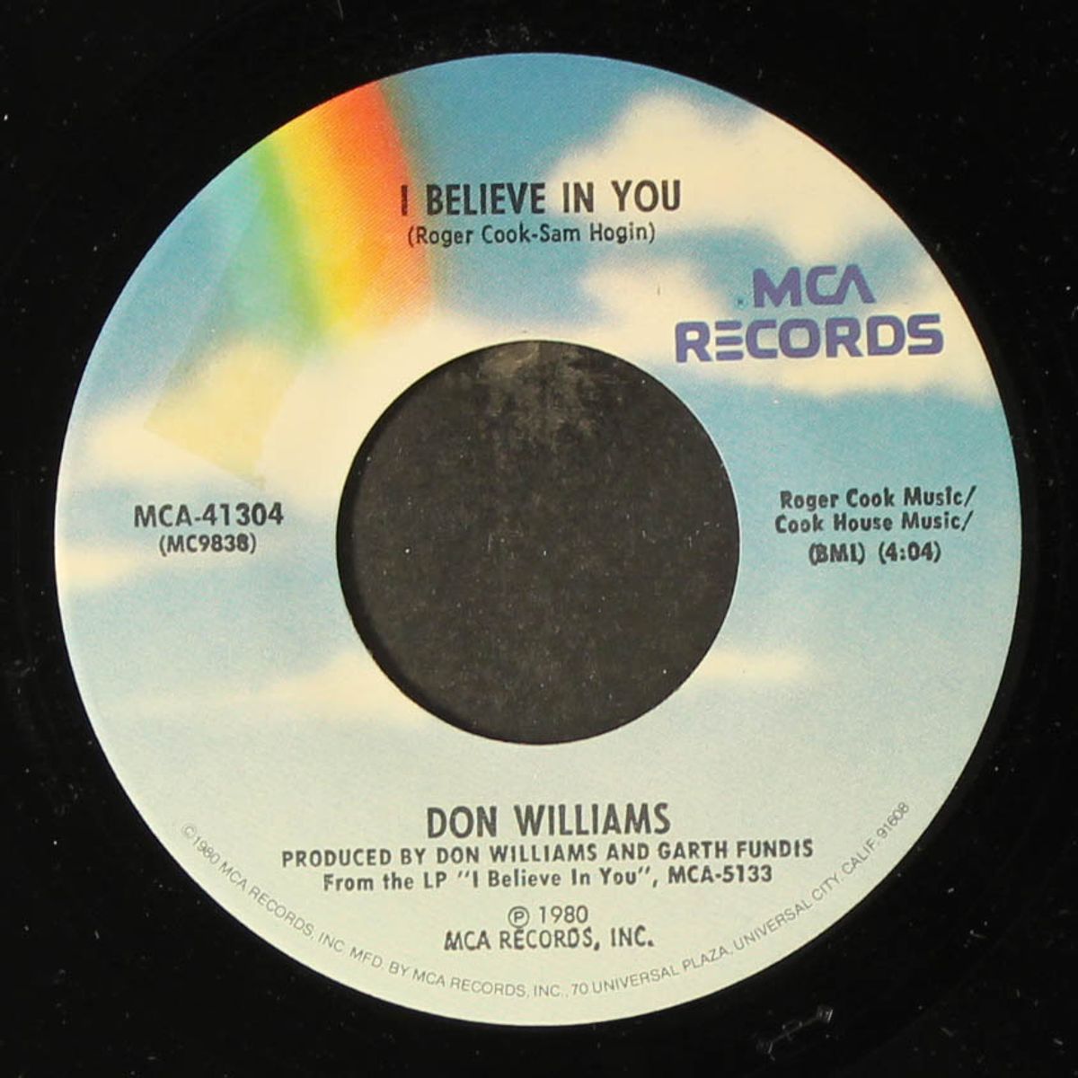 i believe in you / it only rains on me by DON WILLIAMS