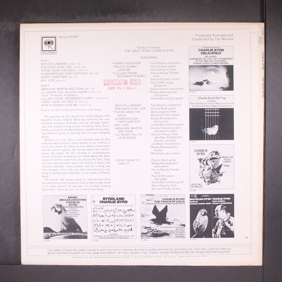 the great byrd by CHARLIE BYRD