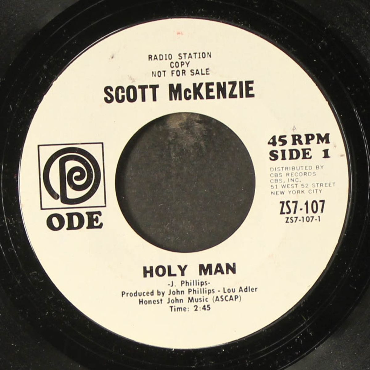 holy man / what's the difference by SCOTT MCKENZIE