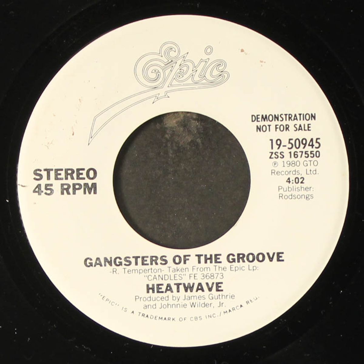 gangsters of the groove / same by HEATWAVE