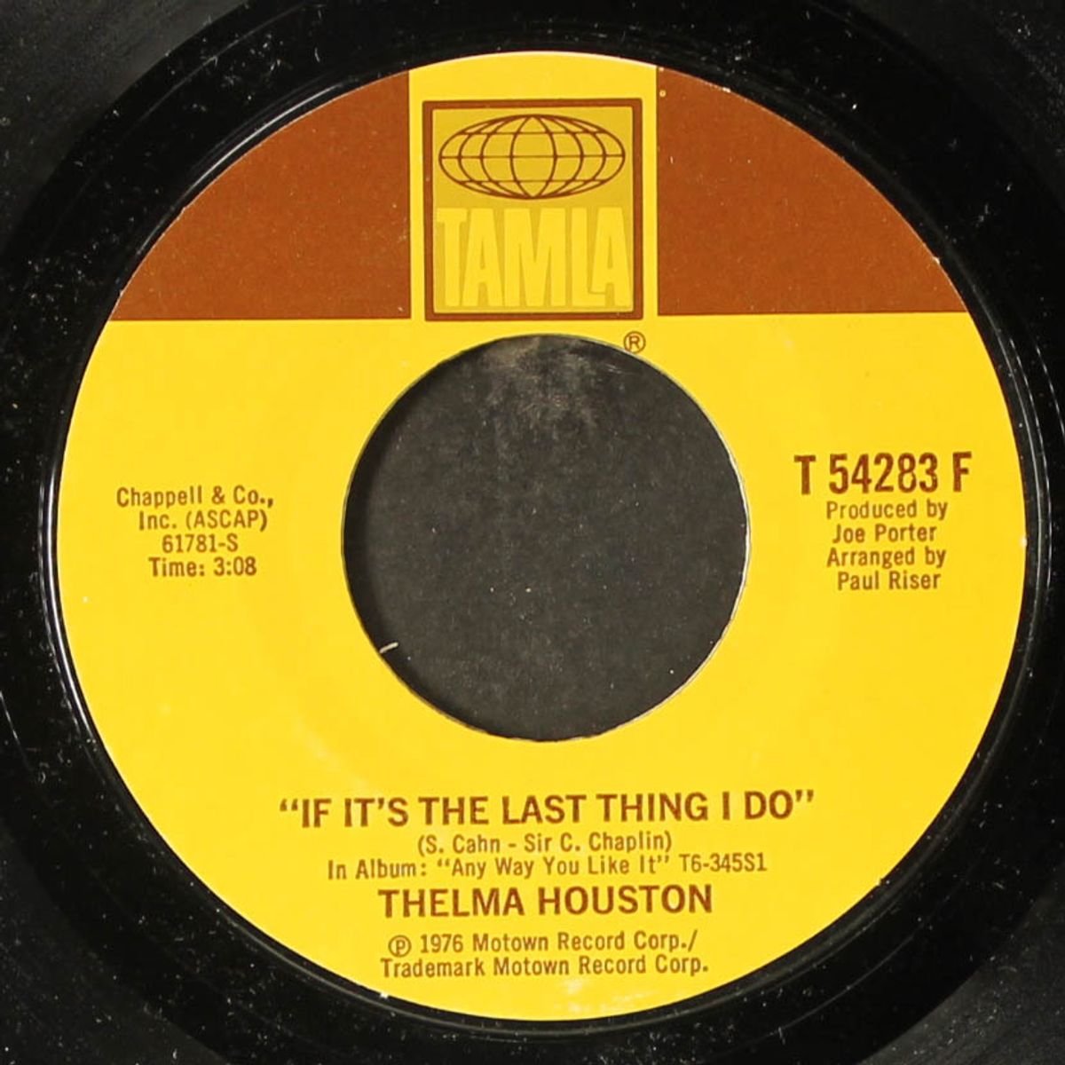 if it's the last thing i do by THELMA HOUSTON