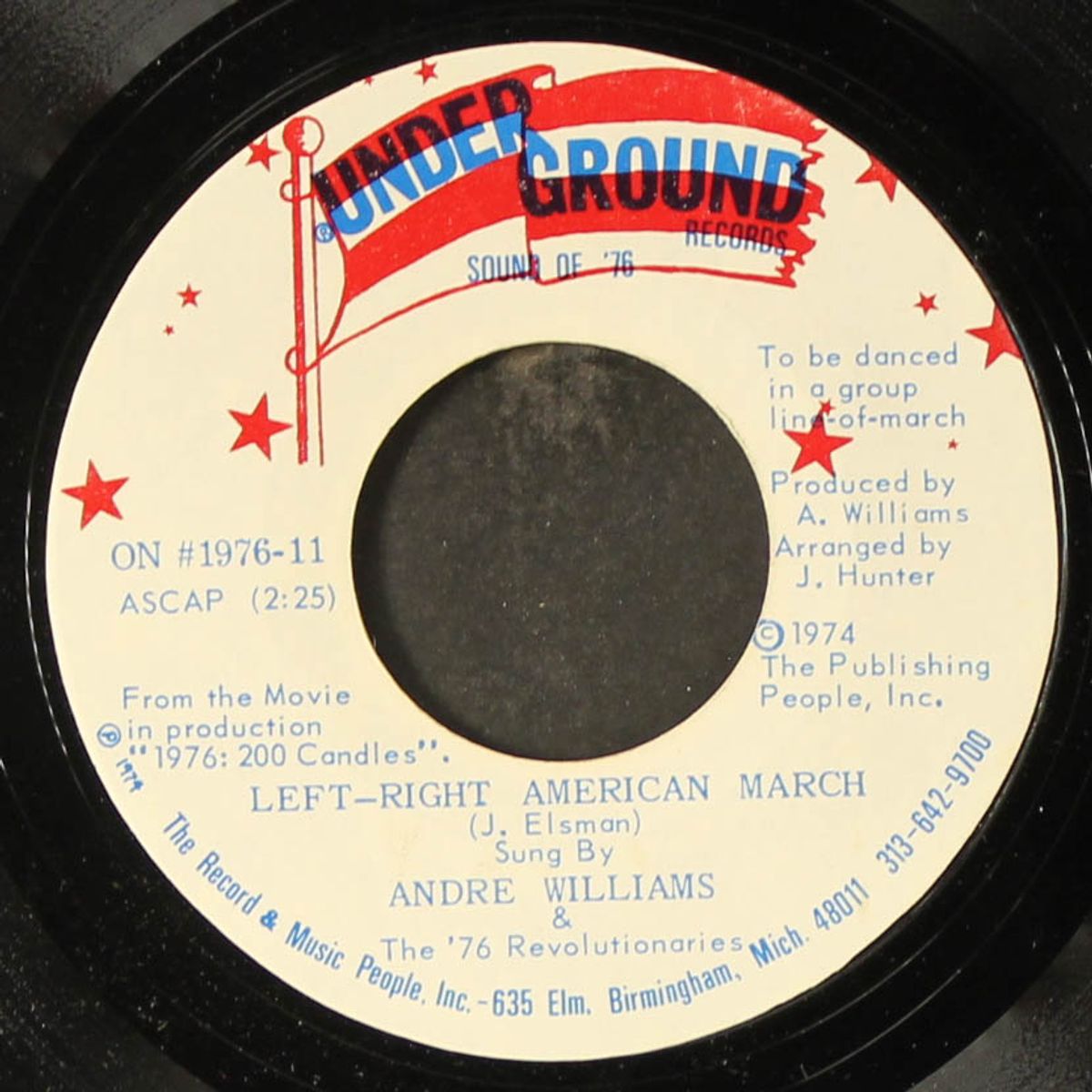 streakin' song / left-right american march by ANDRE WILLIAMS