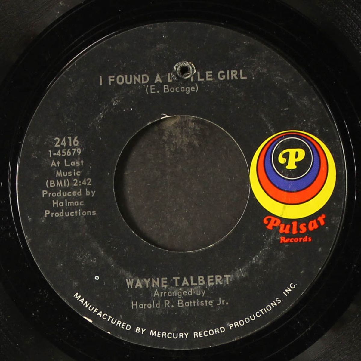 i put a spell on you / i found a little girl by WAYNE TALBERT