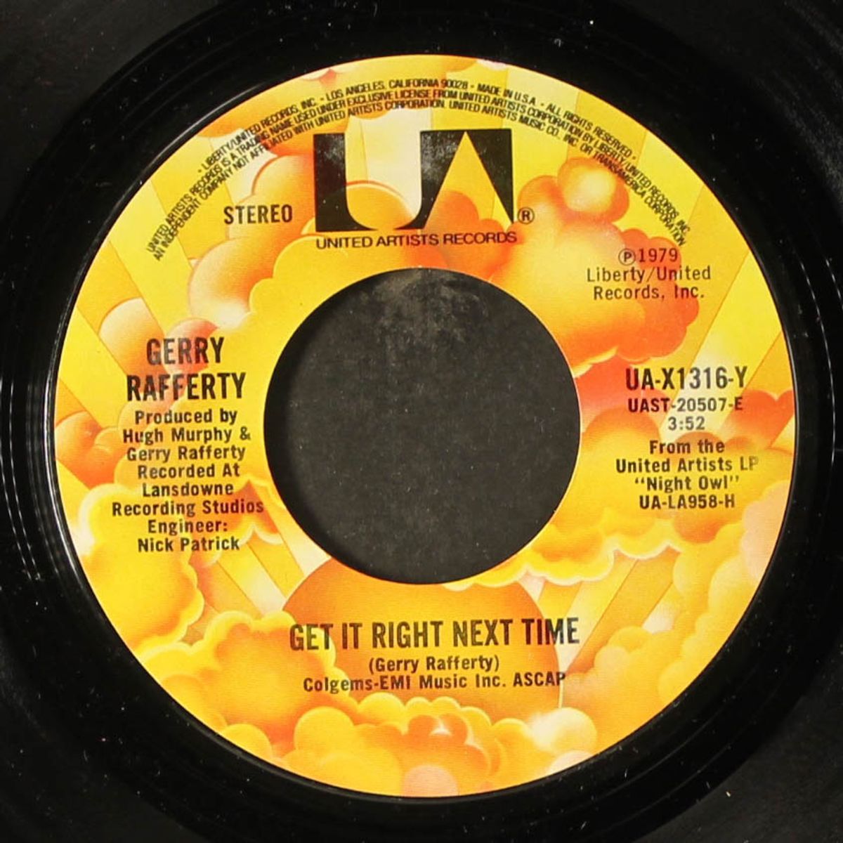 get it right next time / it's gonna be a long night by GERRY RAFFERTY