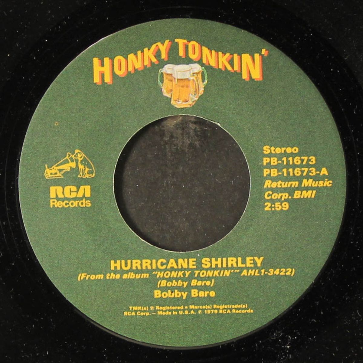 crazy arms / hurricane shirley by WILLIE NELSON / BOBBY BARE