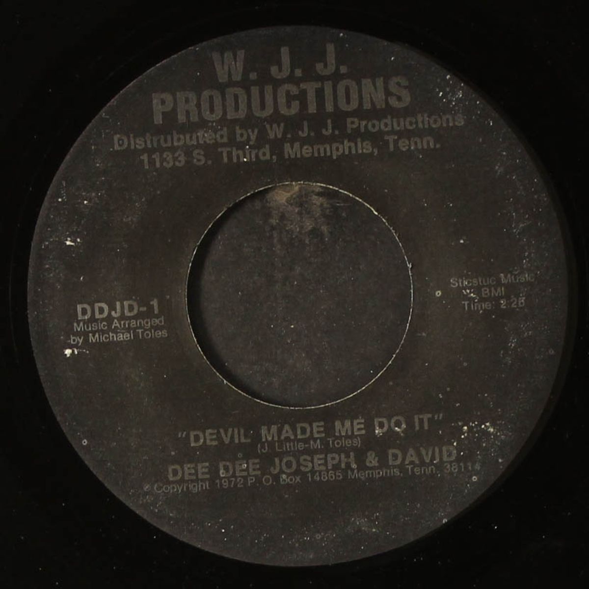 devil made me do it / city called loneliville by DEE DEE JOSEPH & DAVID
