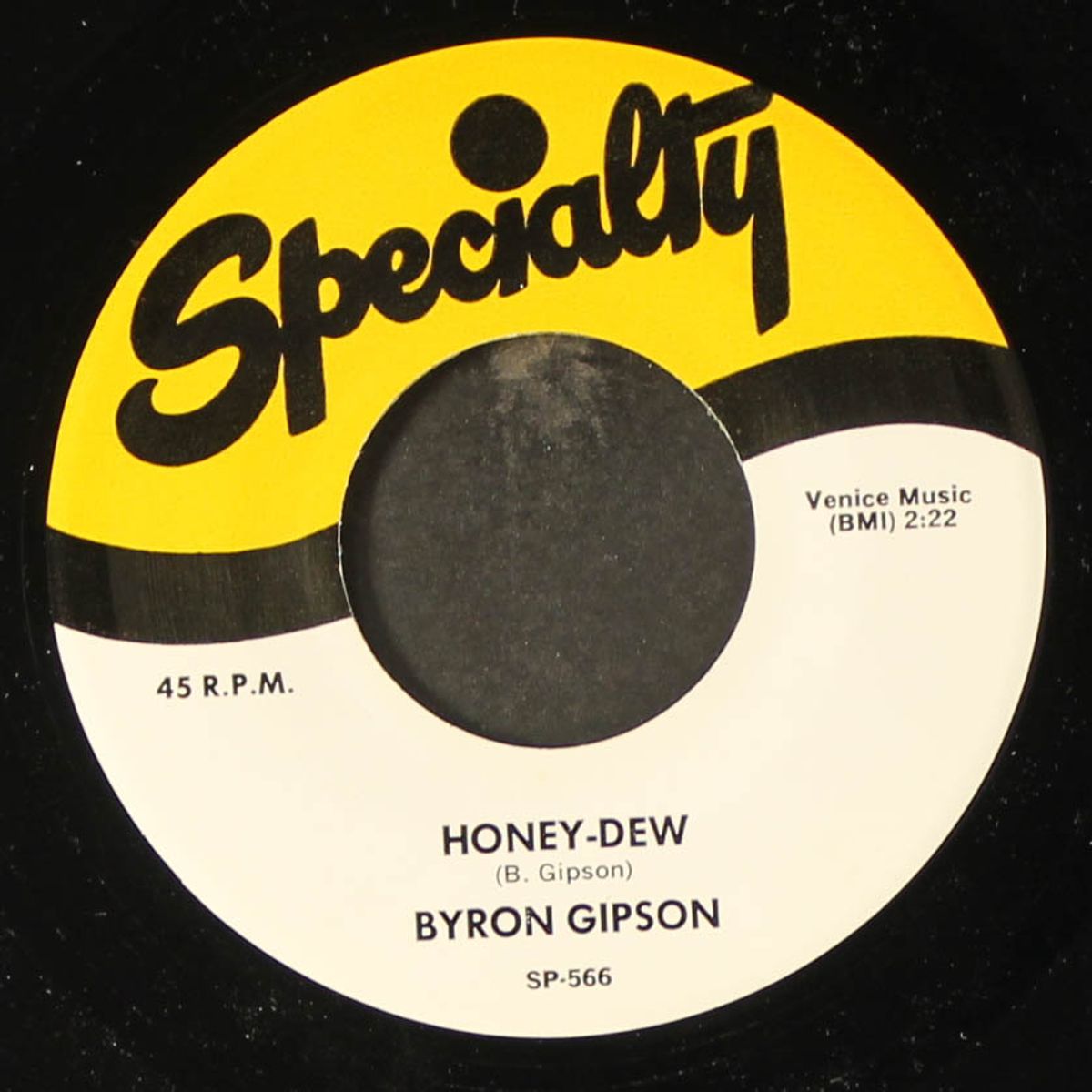 honey-dew / the one i love by BYRON GIPSON