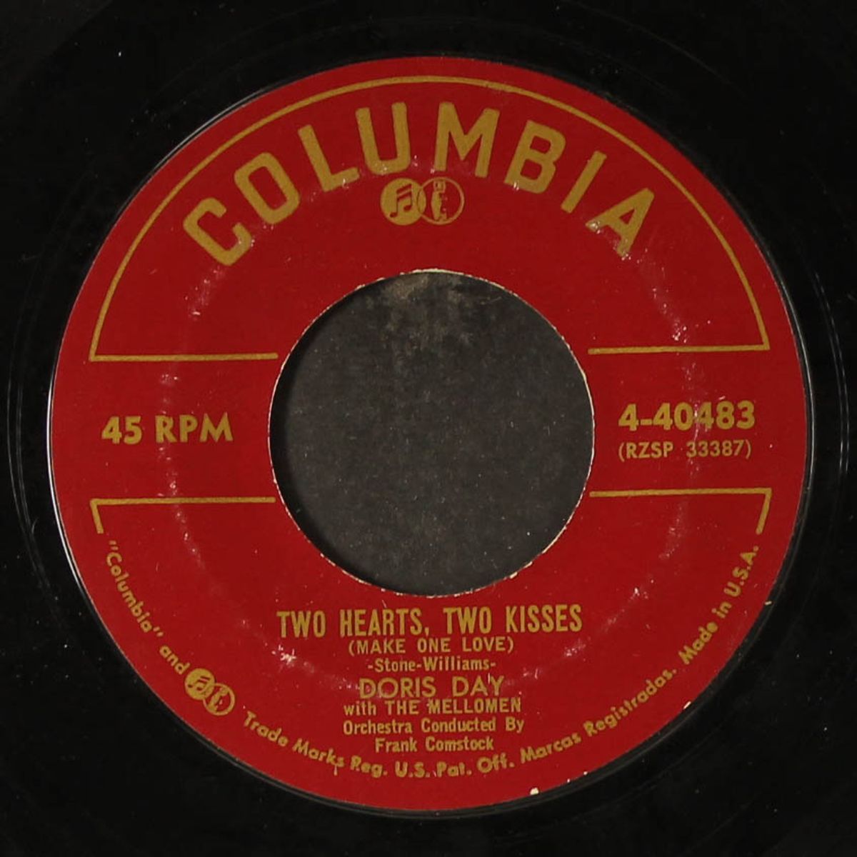 two hearts, two kisses (make one love / foolishly yours) by DORIS DAY