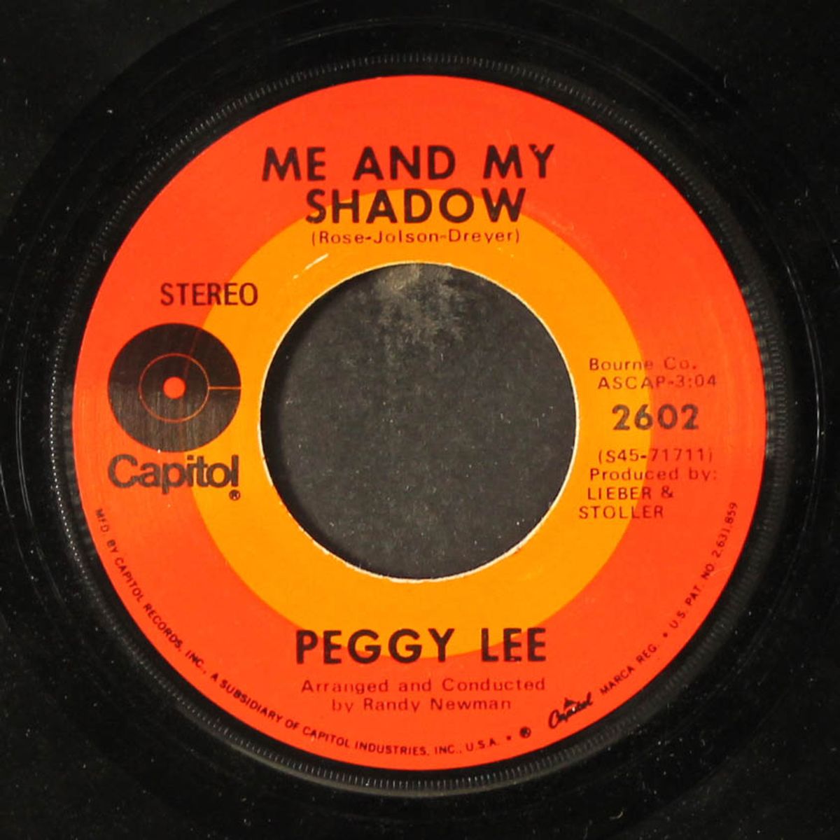 is that all there is / me and my shadow by PEGGY LEE