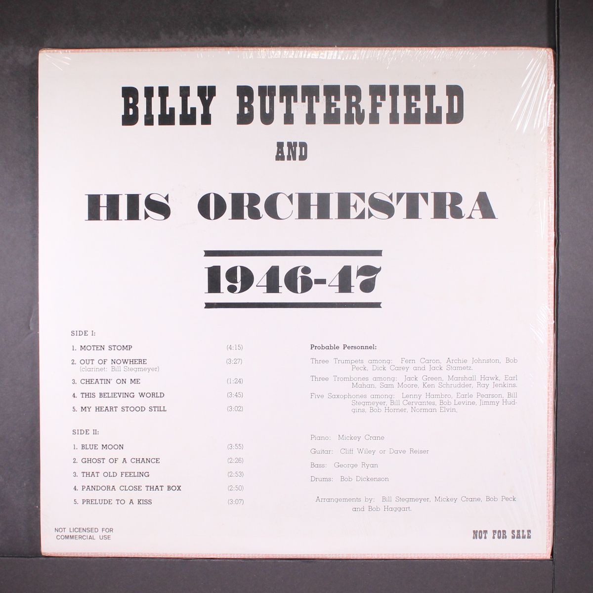1946-47 by BILLY BUTTERFIELD