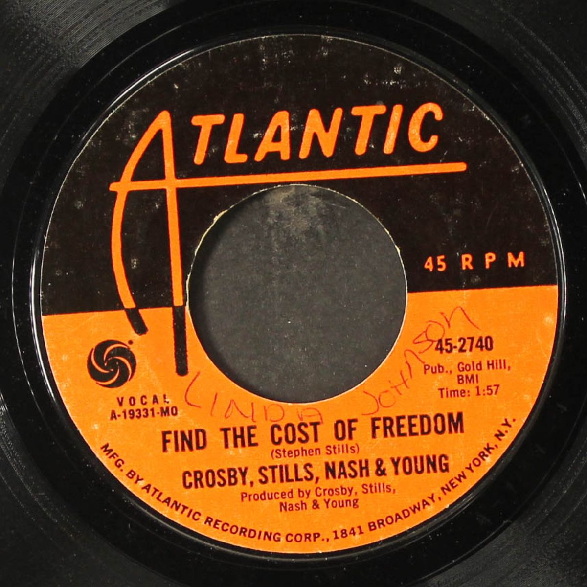 ohio / find the cost of freedom by CROSBY, STILLS, NASH & YOUNG