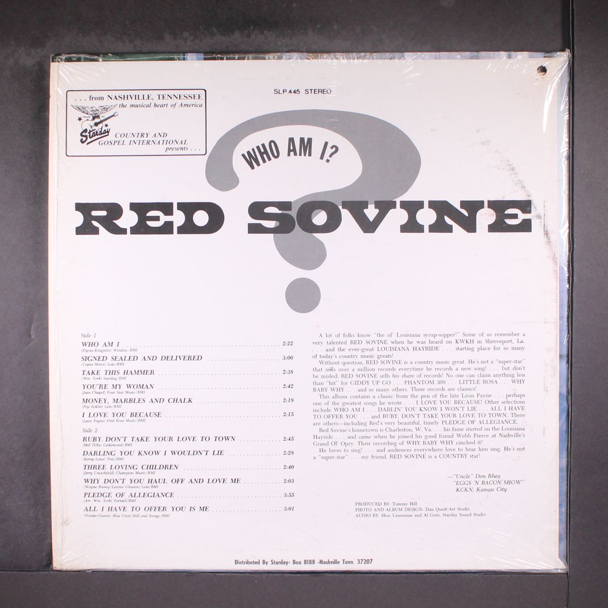 who am i? by RED SOVINE