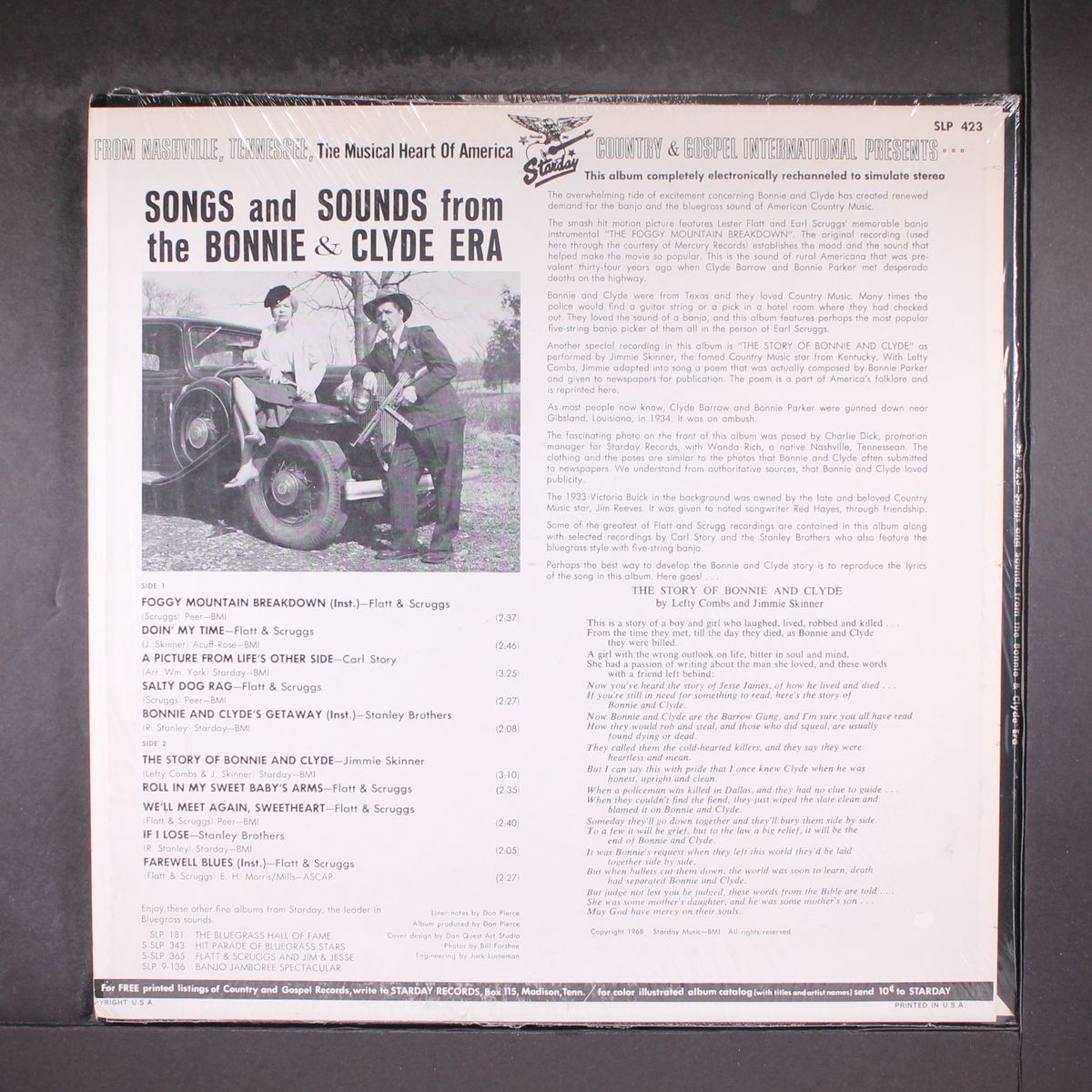 songs and sounds from the bonnie and clyde era by VARIOUS