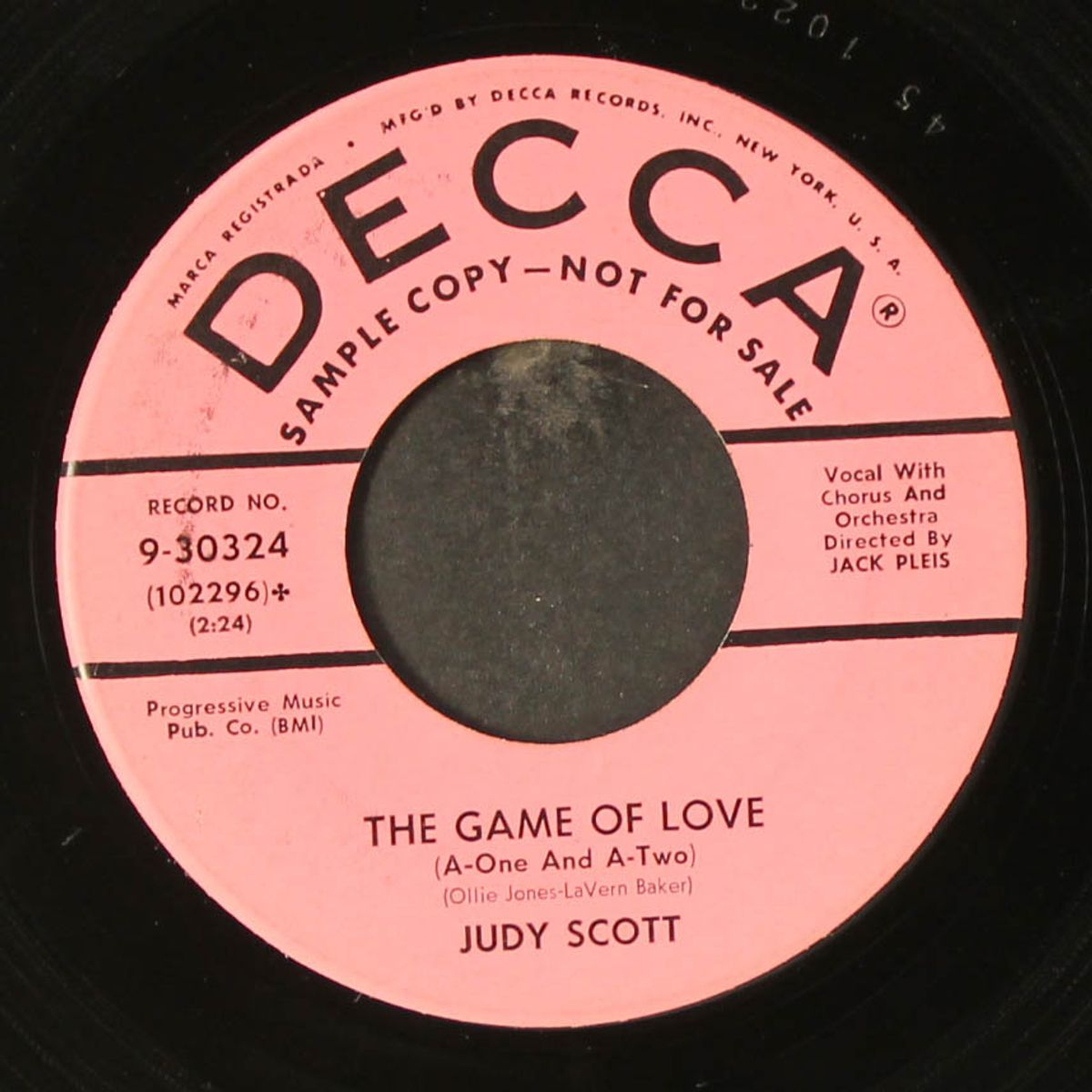 the game of love by JUDY SCOTT