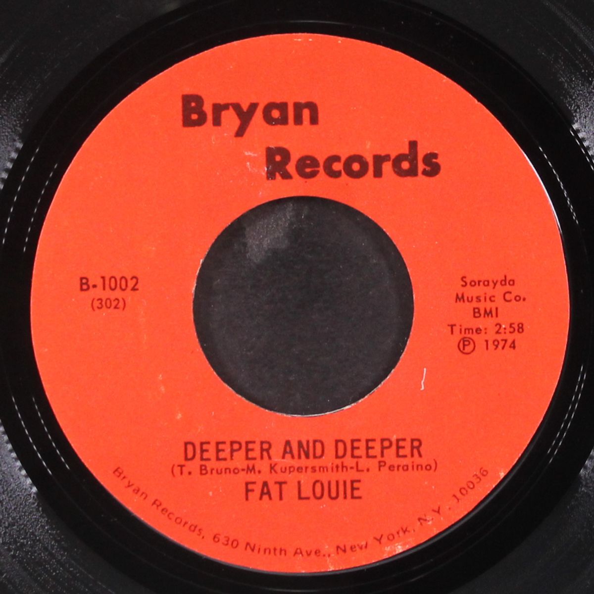 deeper and deeper / run linda run by FAT LOUIE