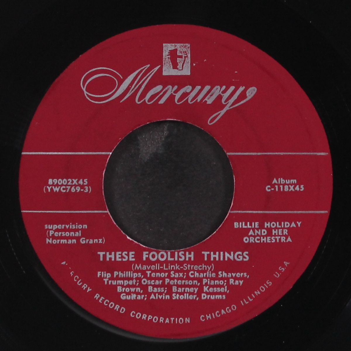 these foolish things / i only have eyes for you by BILLIE HOLIDAY