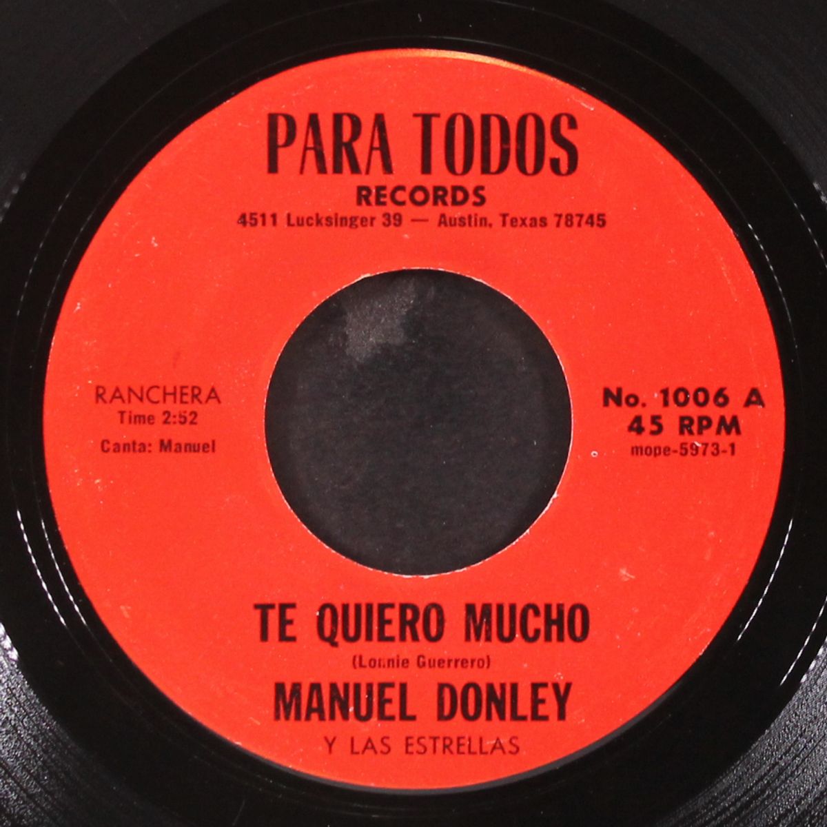 te quiero mucho / dos estrellitas by MANUEL DONLEY