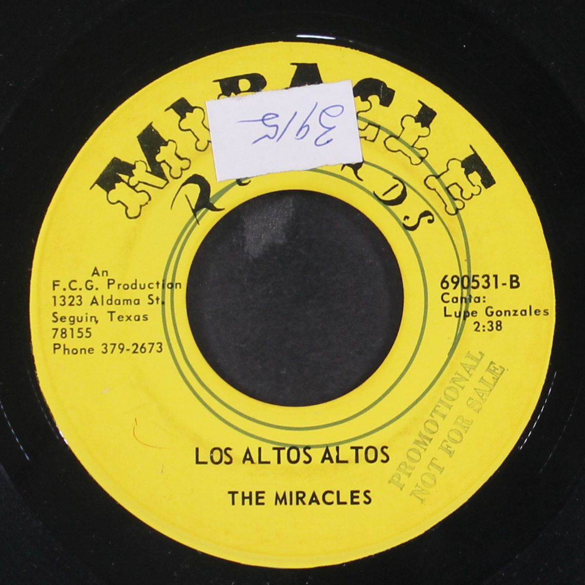 vide venir una nube / los altos altos by MIRACLES