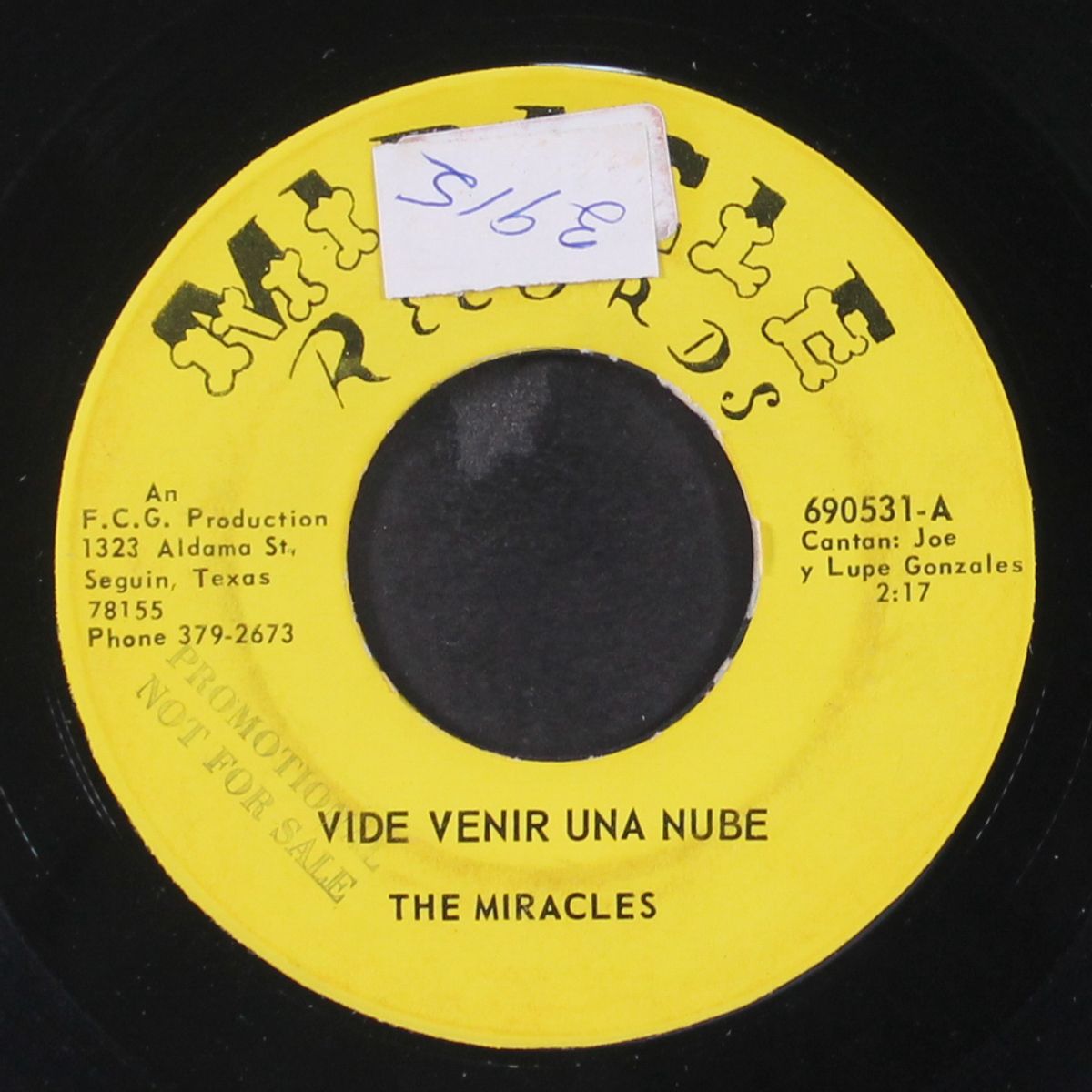 vide venir una nube / los altos altos by MIRACLES