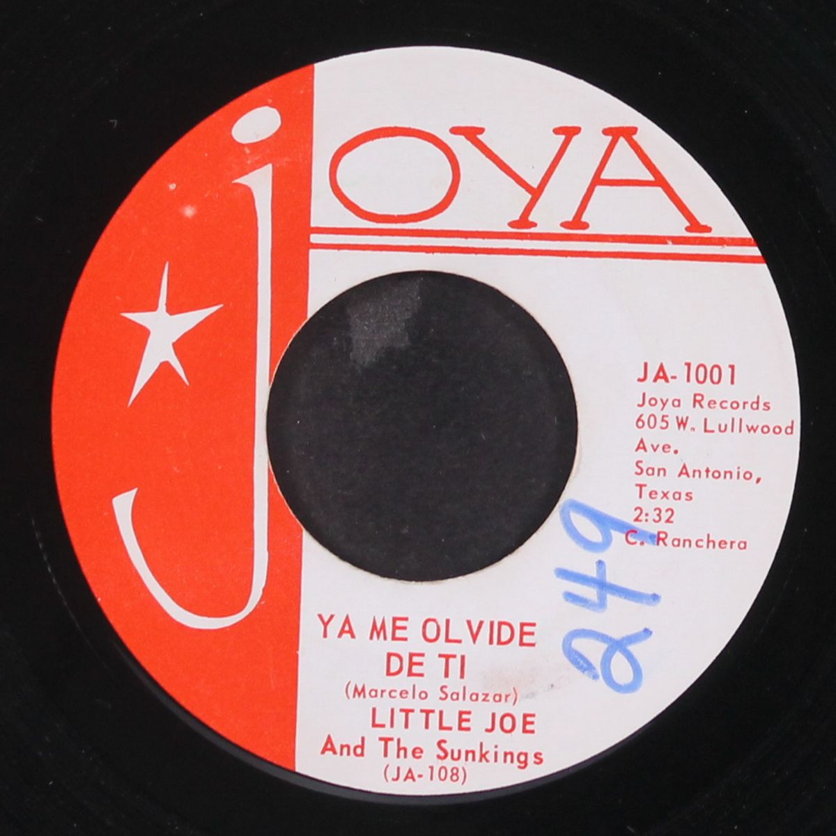 a los cuatro vientos / ya me olvide de ti by LITTLE JOE & SUNKINGS