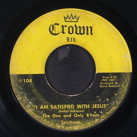 ONE AND ONLY B'HAM SPIRITUALS