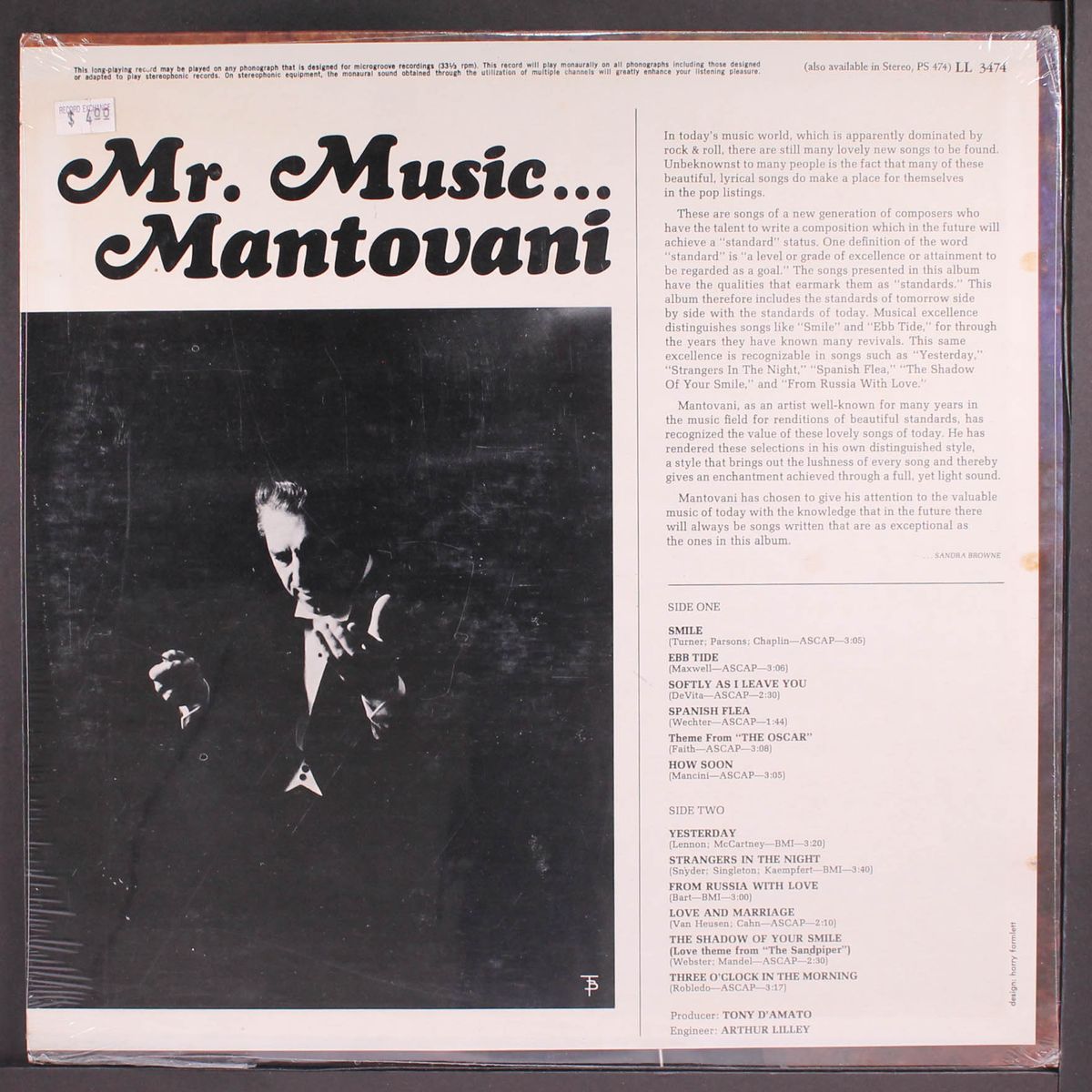 mr. music by MANTOVANI
