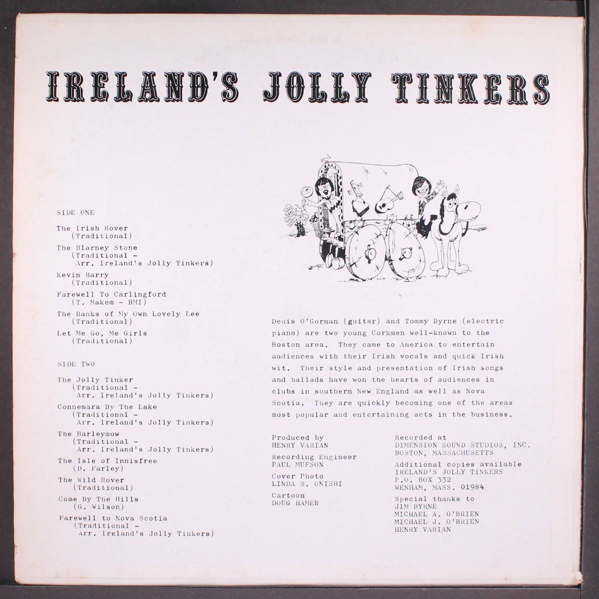 from the banks of their own lovely lee by IRELAND'S JOLLY TINKERS