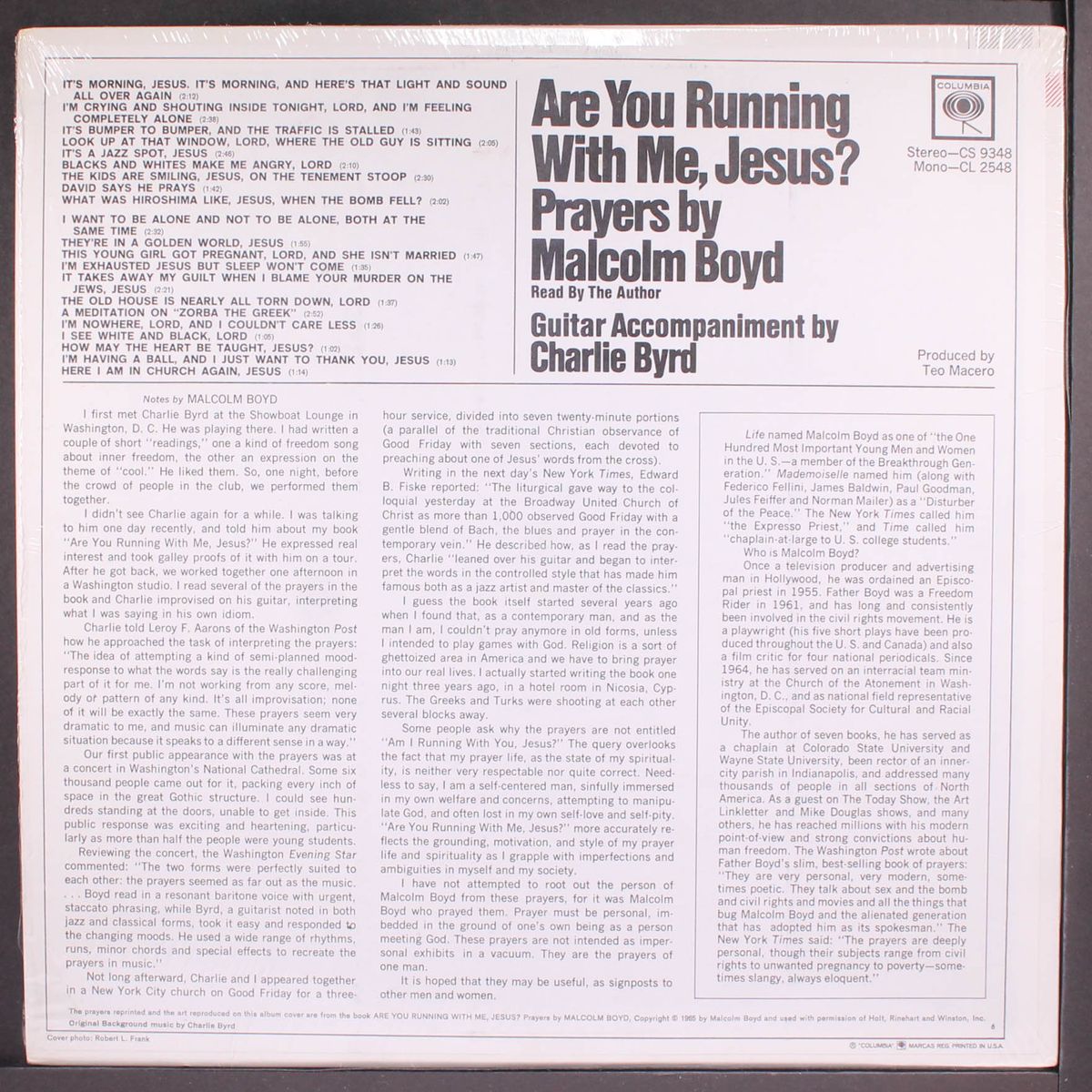 are you running with me, jesus? by MALCOLM BOYD W/ CHARLIE BYRD
