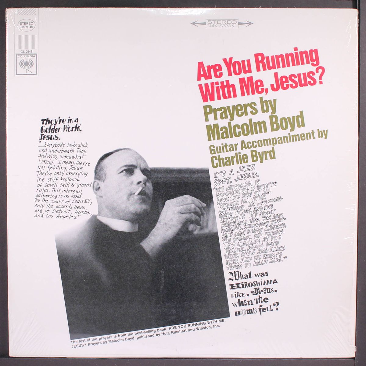 are you running with me, jesus? by MALCOLM BOYD W/ CHARLIE BYRD
