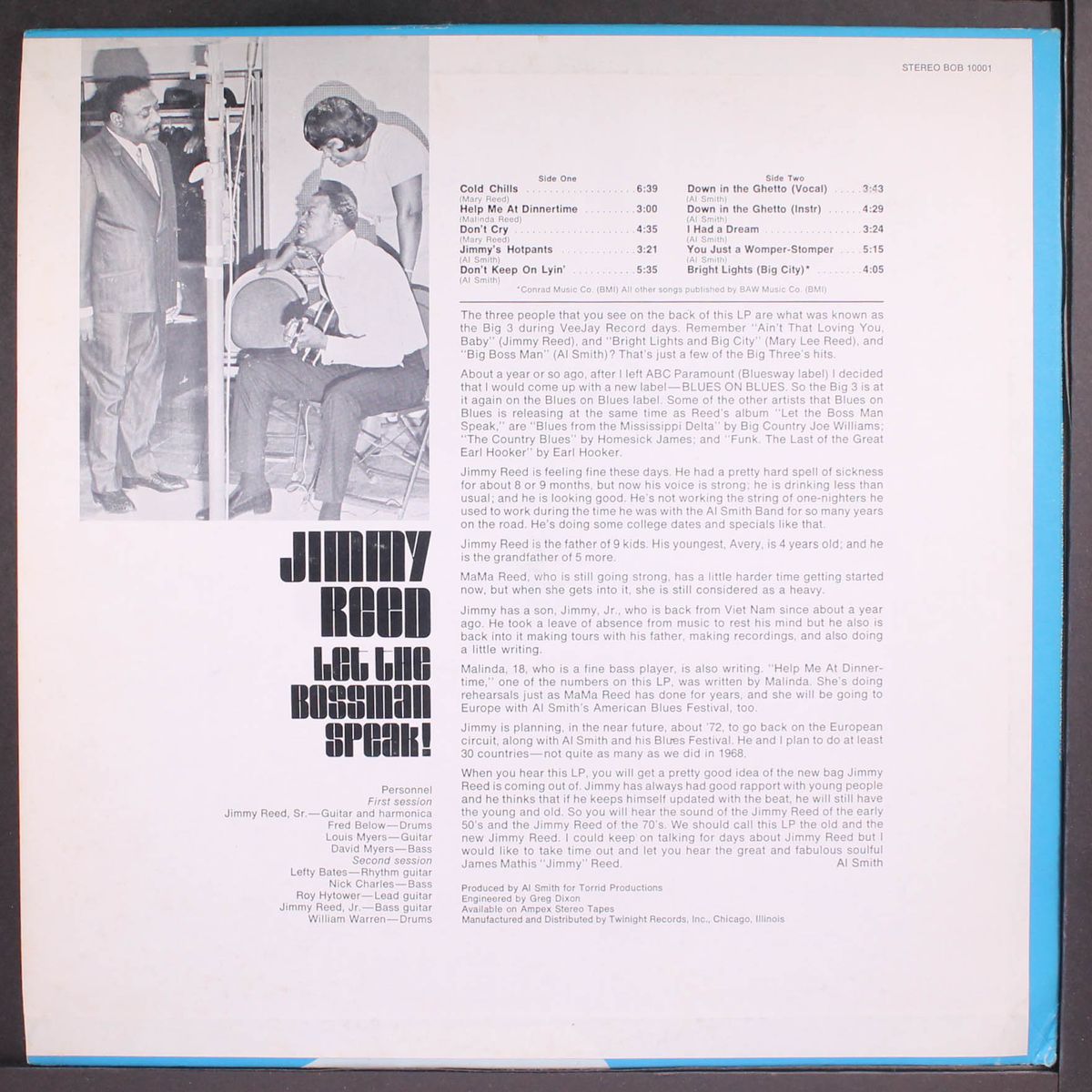 let the bossman speak! by JIMMY REED