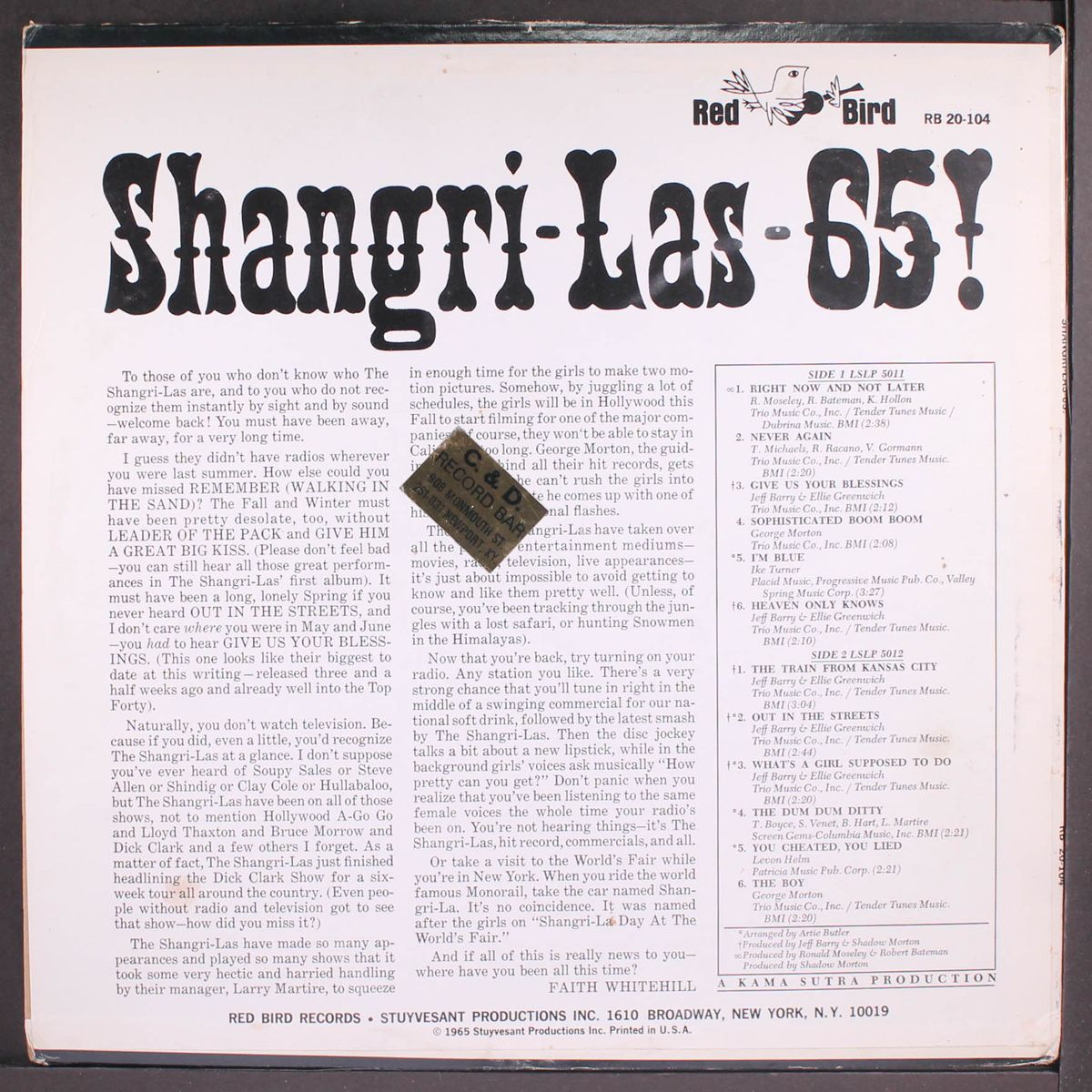 '65! by SHANGRI-LAS