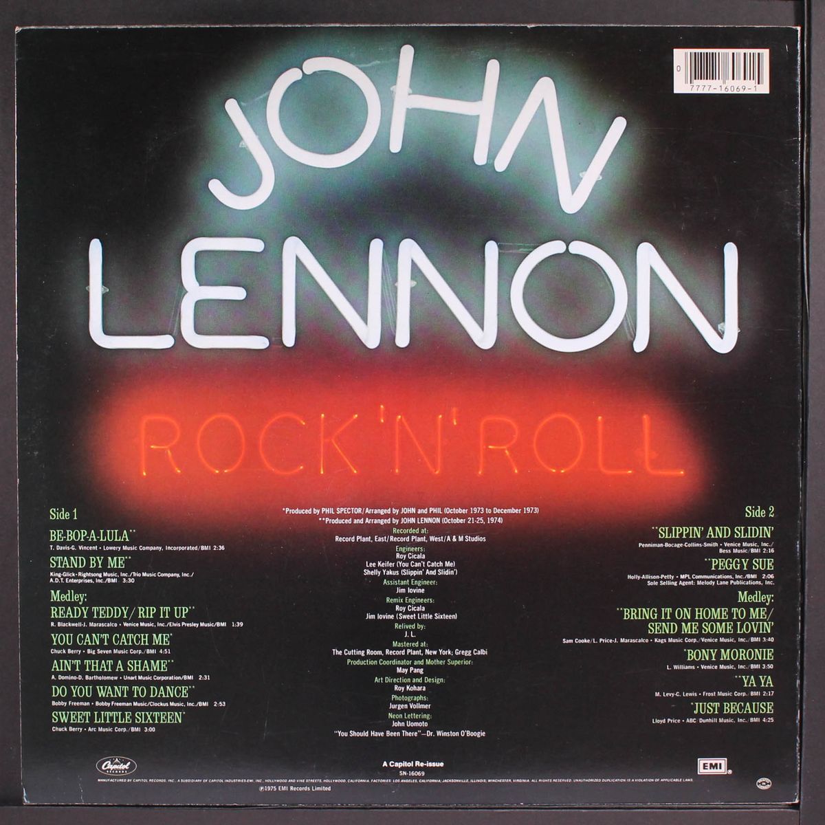 rock 'n' roll by JOHN LENNON