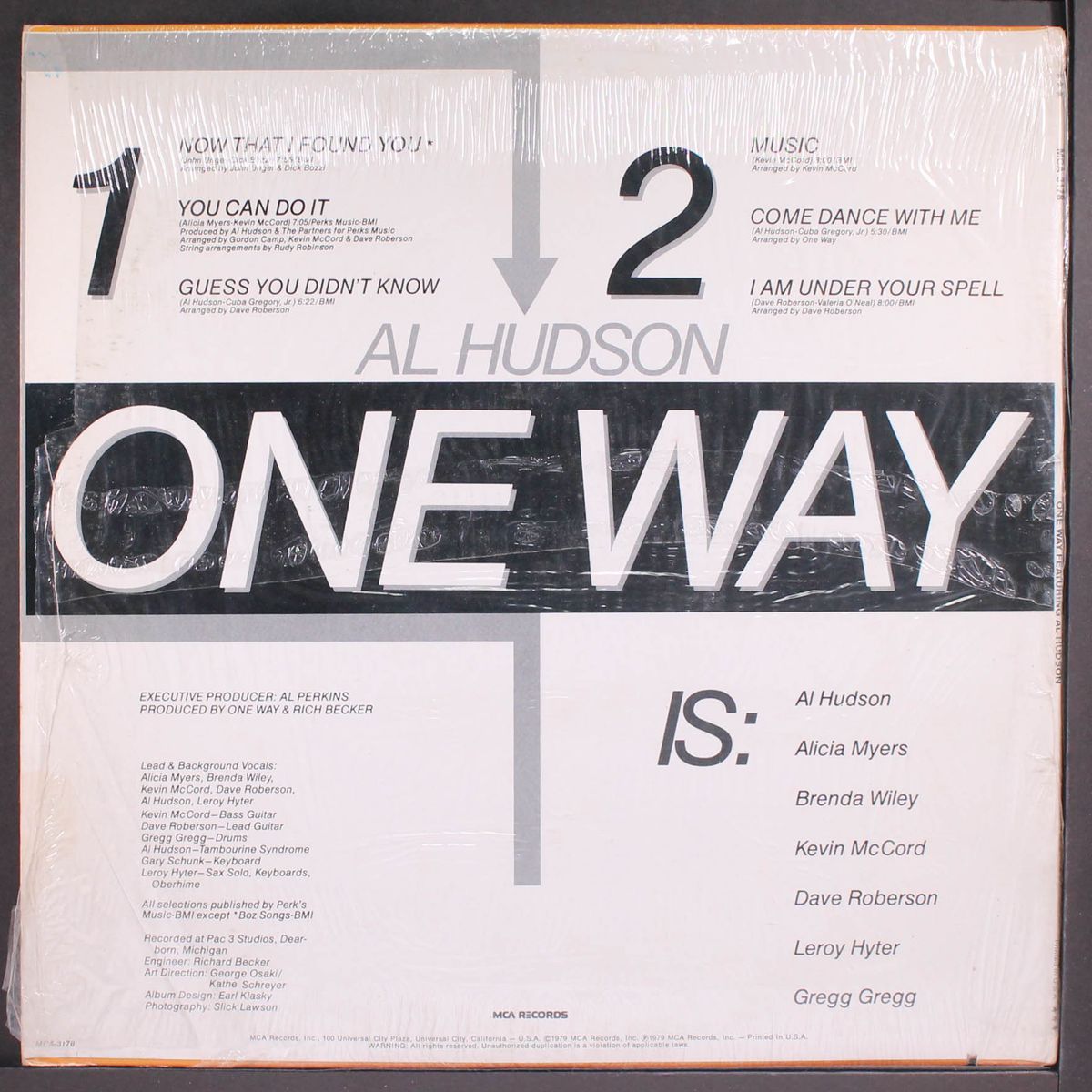 featuring al hudson by ONE WAY