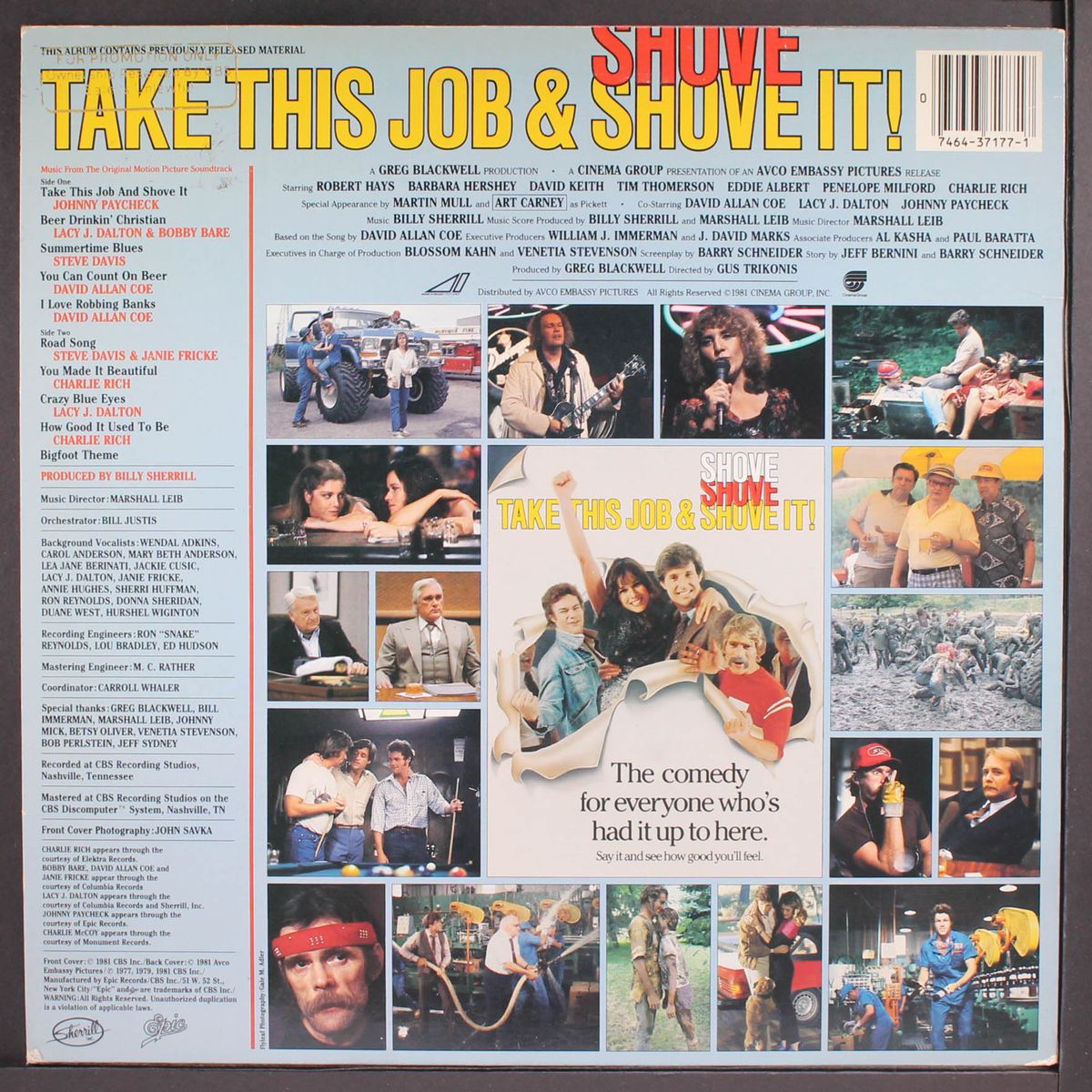 take this job and shove it by SOUNDTRACK