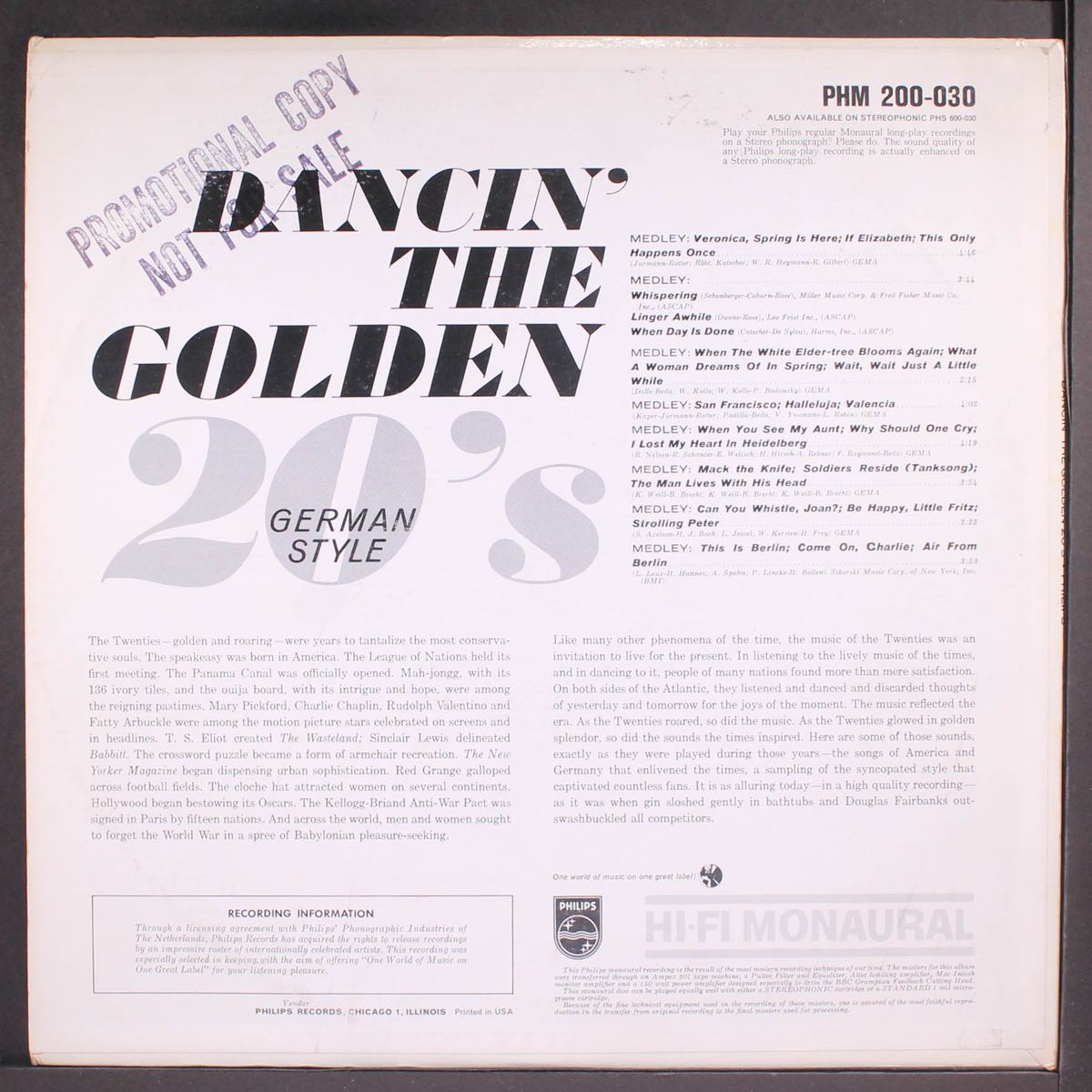 dancin' the golden oldies, german style by UNNAMED ARTIST