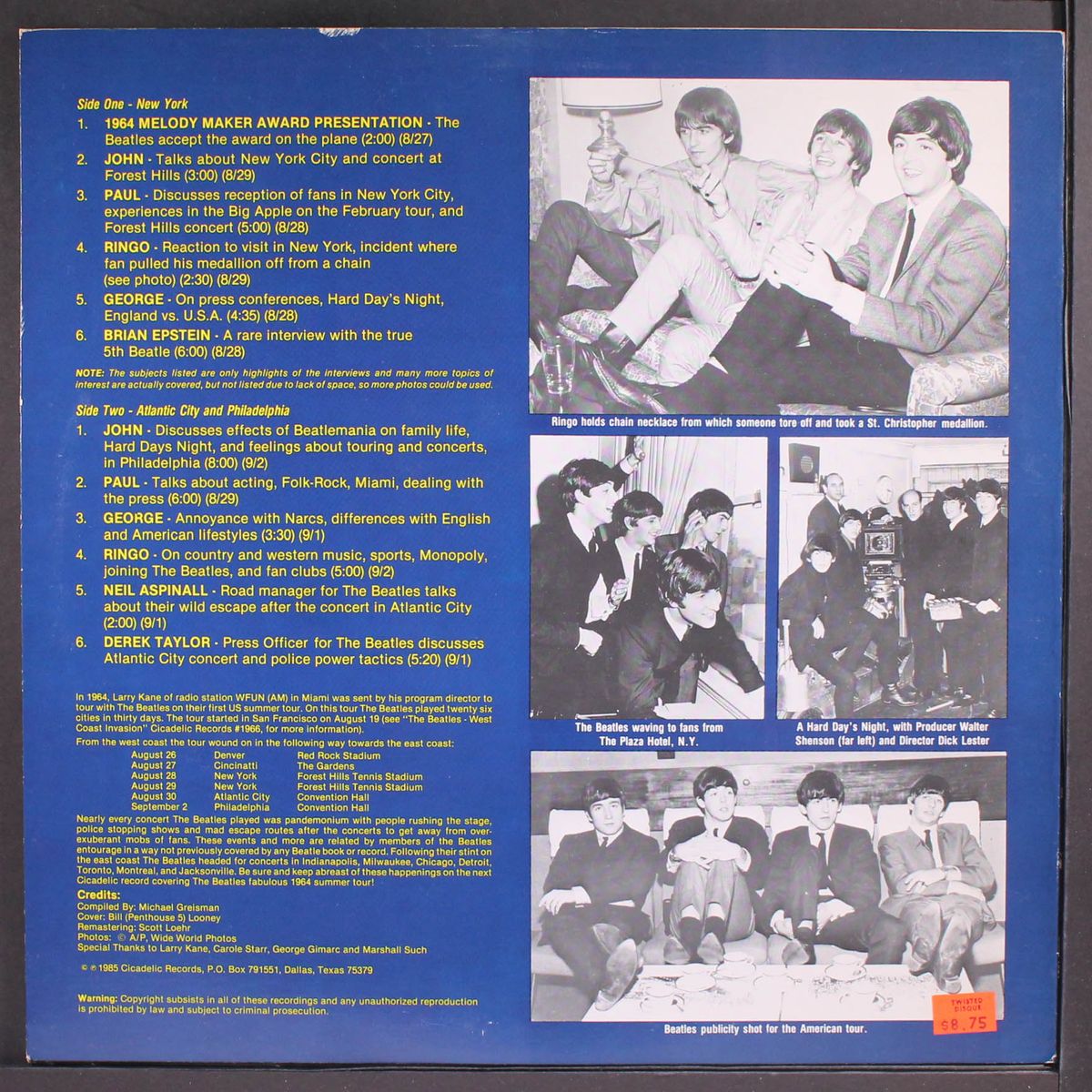 east coast invasion by BEATLES