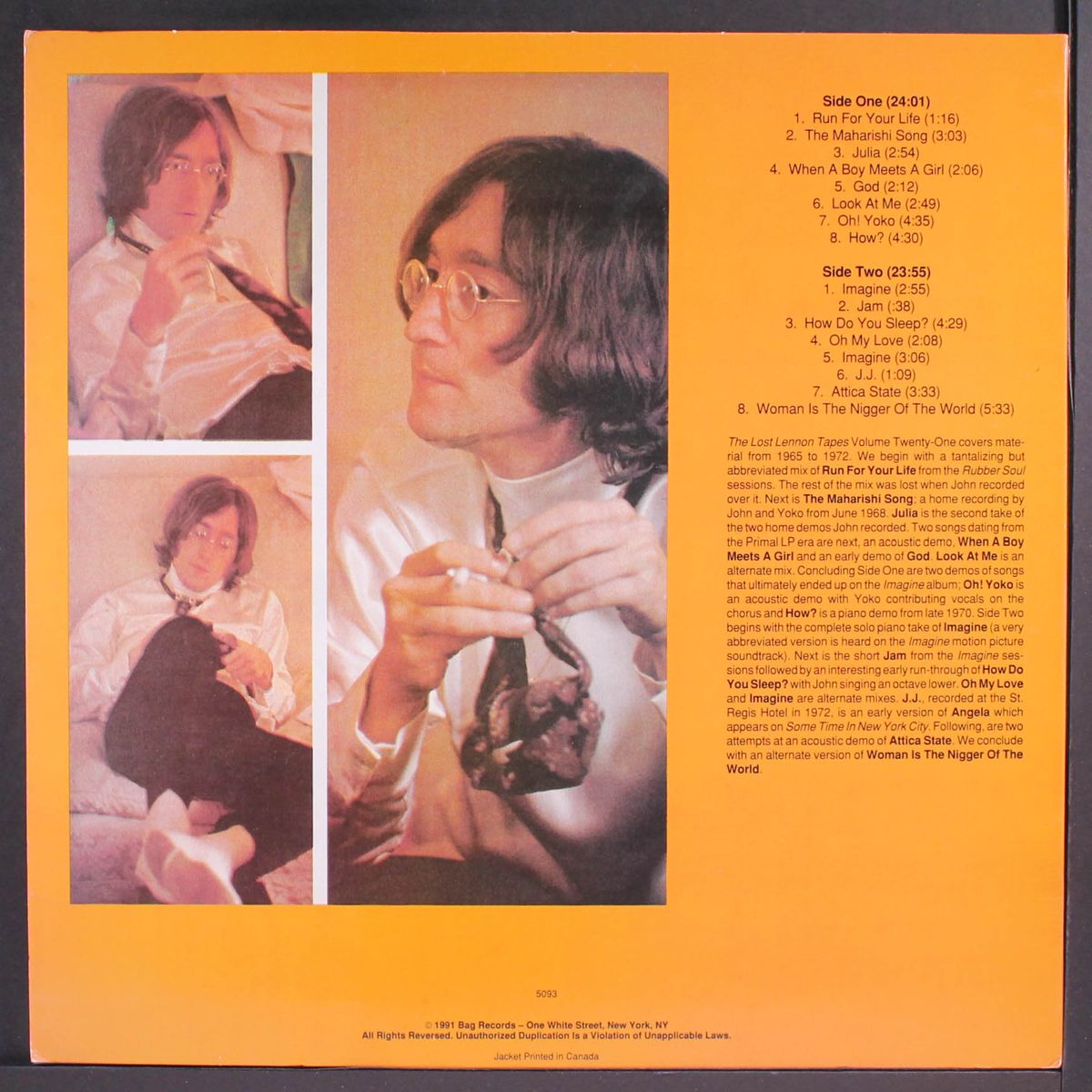 the lost lennon tapes, vol. 21 by JOHN LENNON