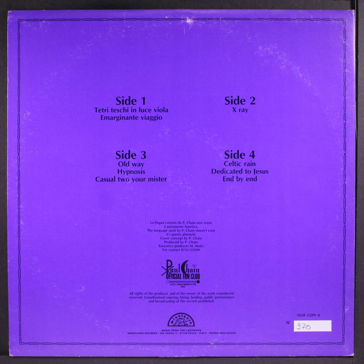 violet art of improvisation by PAUL CHAIN