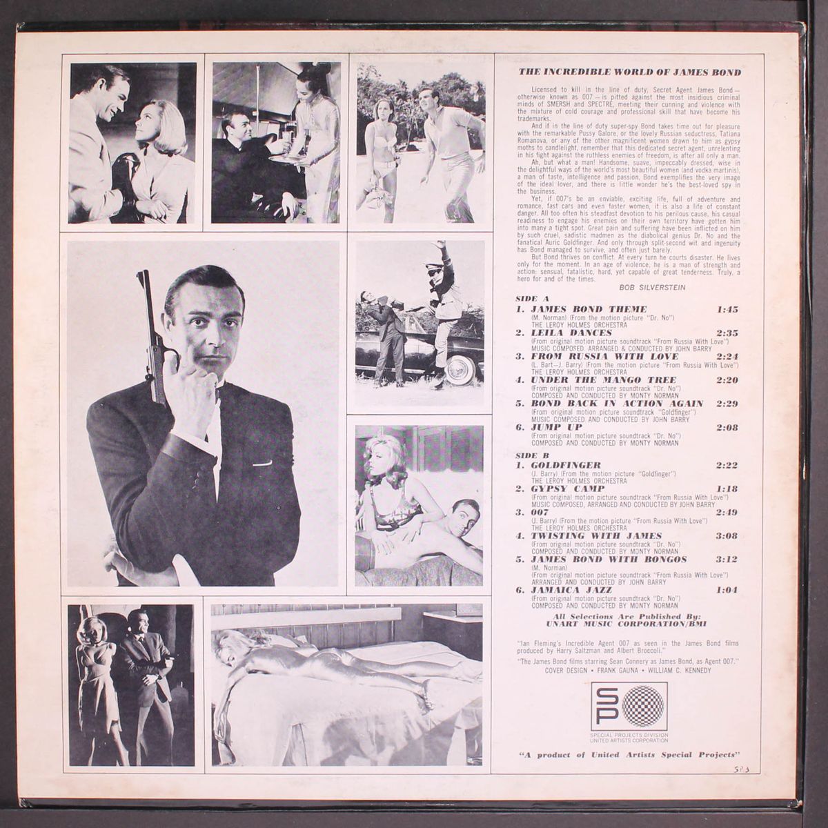 the incredible world of james bond by VARIOUS