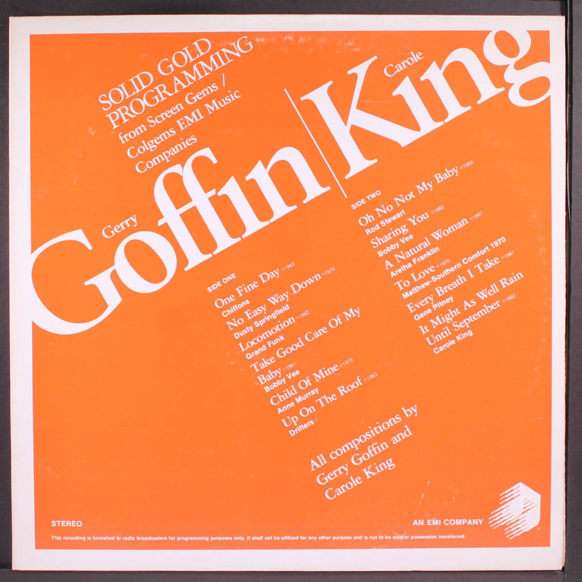 goffin/king solid gold programming by VARIOUS