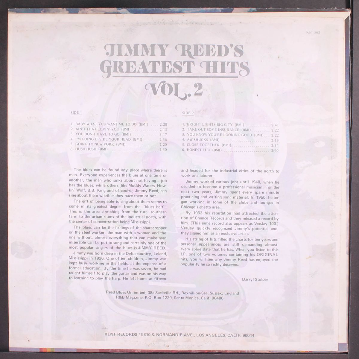 greatest hits, vol. 2 by JIMMY REED