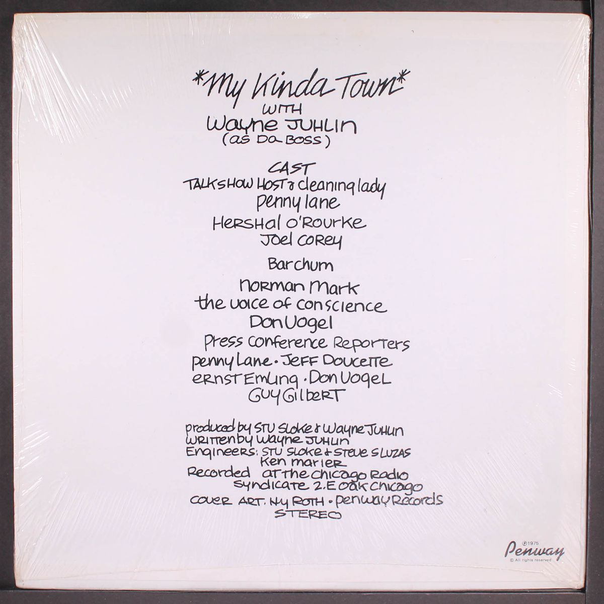 my kinda town by WAYNE JUHLIN