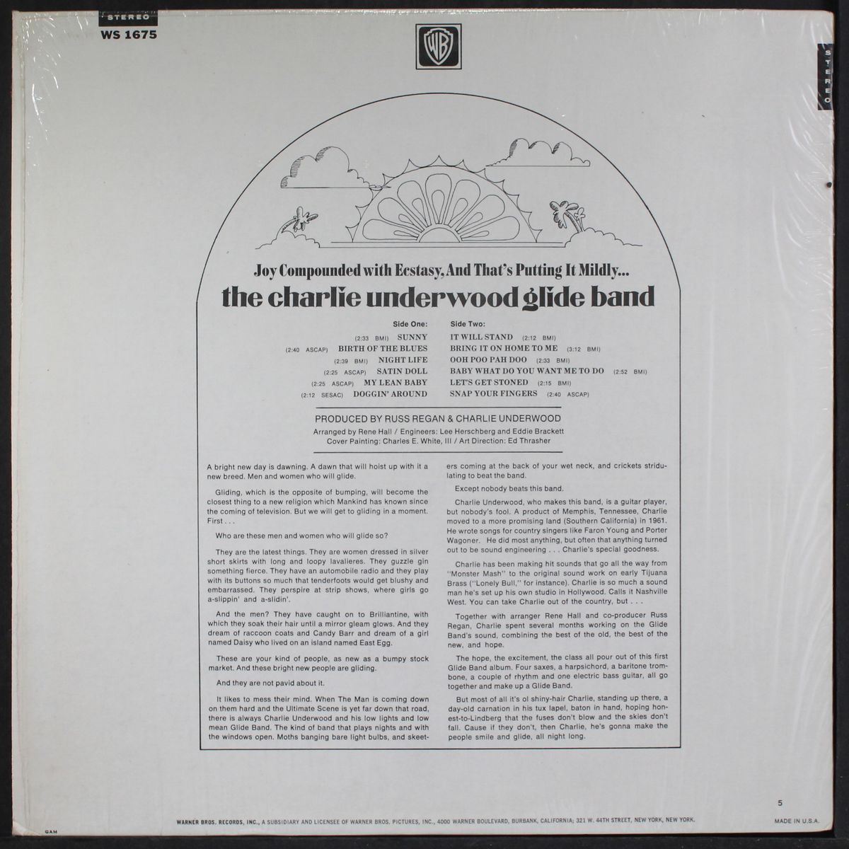 birth of a sound by CHARLIE UNDERWOOD GLIDE BAND