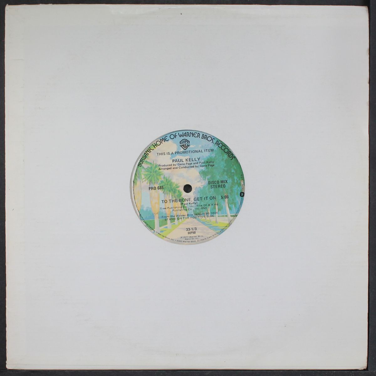 to the bone, get it on/same by PAUL KELLY