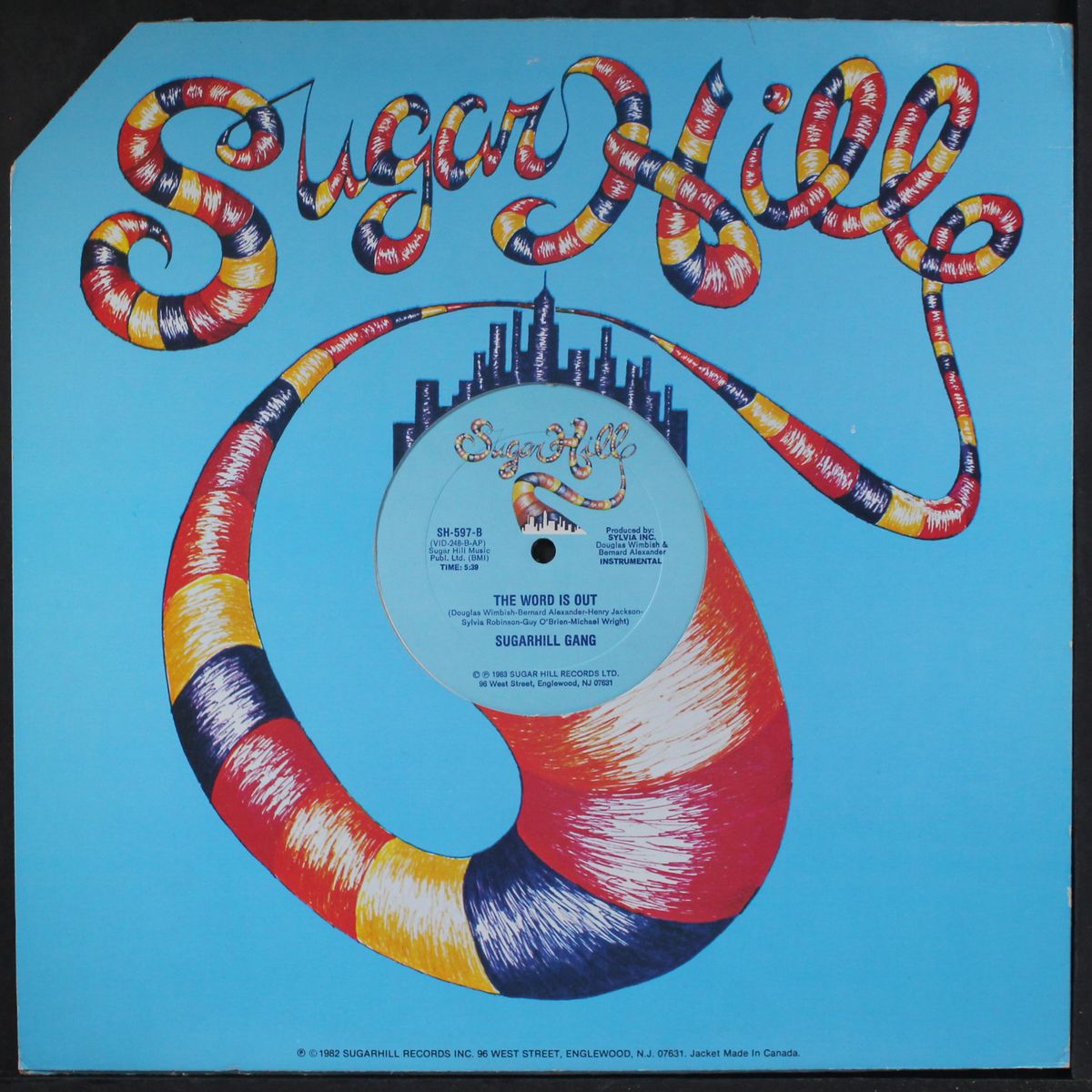 the word is out / instro by SUGARHILL GANG