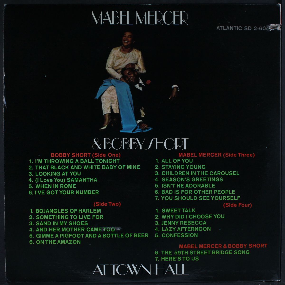 at town hall by MABEL MERCER & BOBBY SHORT